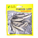 10pcs 80mm Soft Fishing Lure Minnow Saltwater Freshwater Worms Artificial BaME
