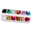 Colorful Crafts Nail Paillettes Foil Flakes Fragments Nails Face Eyes Art