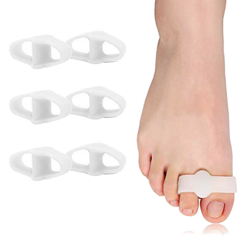 Toe Separator for Bunion with 2 Loops-Toe Spreader Gel Toe Corrector D7S9