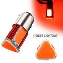 2pcs 1157 BAY15D COB LED Super Bright Red Tail Stop Brake Light LED Bulbs 12V