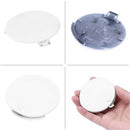 Front Bumper Towing Eye Cover Cap 1214013 White Plastic For Ford Fiesta Mk6