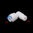 5Pc 1/8" Male Thread - 1/4" OD Tube PE Pipe Fitting Hose Elbow Quick ConnectorSP