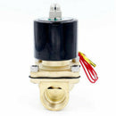 2W-200-20 Brass Electric Solenoid Valve Water Air N/C 220V AC 3/4"FEB Gw