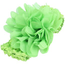 10 Pieces Babys Girls Headband in Chiffon Flower Knot for Hair