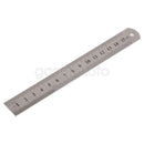 5x Double Side Stainless Steel Measuring Straight Ruler Scale Tool 6Inch 15cm