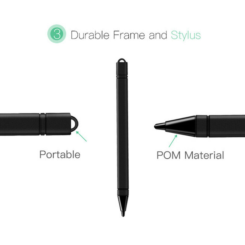 12 inch Digital LCD Writing Tablet Electronic Drawing Pads Board (Black)