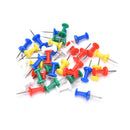 80pcs Coloured Push Pin Drawing Map Pins Notice Office School MO