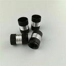 4x Black Car Wheel Tyre Tire Valve Stems Air Dust Cover Screw Caps Accessories