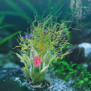 Artificial Curved Grass Fish Tank Water Plants Viewing for Aquarium Decor