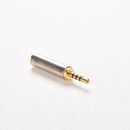 2.5mm Male to 3.5mm Female Stereo Mic Audio Earphone Jack Adapter ConverterPLC.