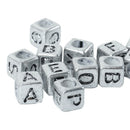 200PCS DIY Alphabet Letter Acrylic Cube Spacer Loose Beads Jewelry Making