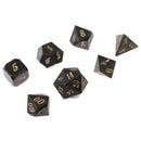 7pcs Zinc Alloy 14mm/0.55'' Dices Set for Dungeons &Dragons RPG MTG Games