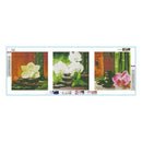 3pcs 5D DIY Full Drill Diamond Painting Stone Cross Stitch Embroidery Kit