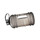 2200ml Black PETG Portable Mug Sports Water Dumbbell Bottle For Fitness Room