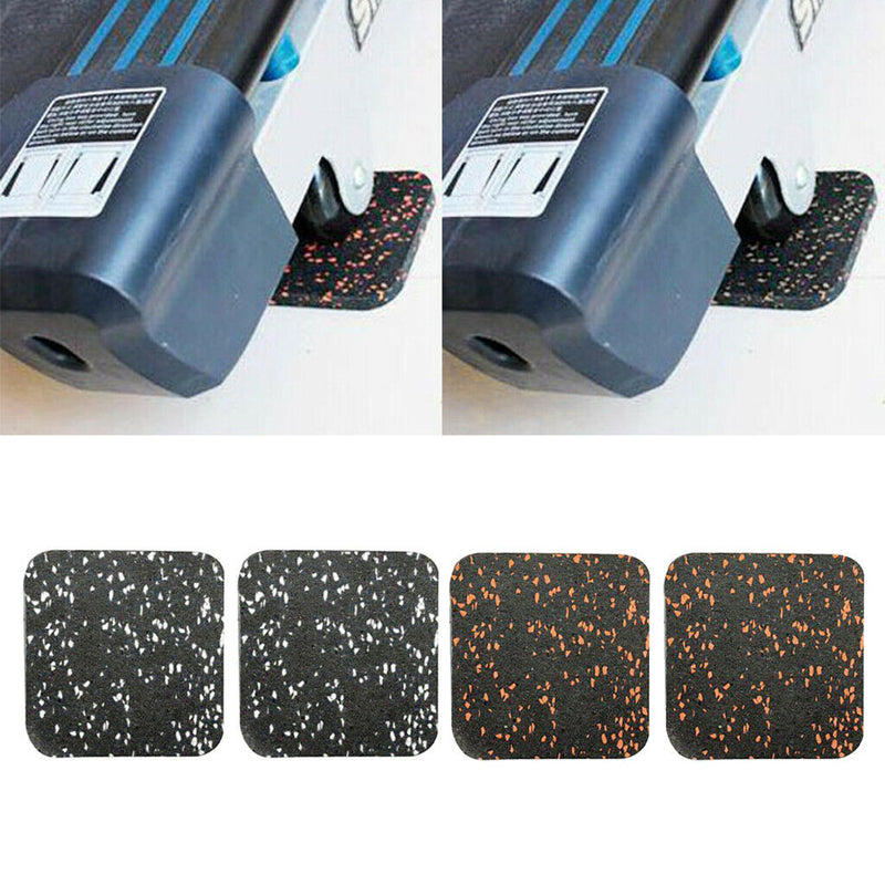 4x Thickened Treadmill Noise Absorption Mat Non-Slip Rubber Yoga Fitness Mat