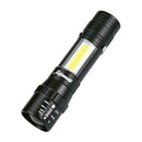 Skywolfeye Portable 4 Modes COB LED Zoom Focus Torch Light Lamp Lantern