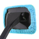 Car Brush Windshield Window Auto Glass Cleaner Tool Wand Microfiber Cloth