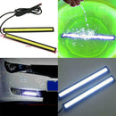6Pcs 12V Waterproof White DRL COB LED Strip Light Bar For Caravan Boat Car
