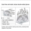 Nylon Stripe Print Antistatic Gloves Working Watch Repair Anti Static Glove