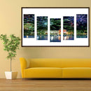 Waterside City 5D DIY Full Drill Diamond Painting 5-picture Combination Kit