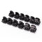Fashion Women Girls 12pcs Black Plastic Mini Hairpin 6 Claws Hair Clip Clamp  Gn