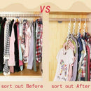 8hooks Hanger Coat Folding Space Shirts Clothes Holders Non-slip Household U1G9