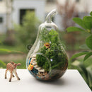 Hot Sell Home Decor Pear Crystal Vase Planter Terrarium Container Hydroponic Pot