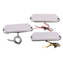 Pack of 3 Electric Guitar Replacement No Holes Cover Closed Single Coil Pickup