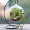 20 Piece 23cm Black Iron Hanging Plant Stand Holder Landscaping Garden Decor