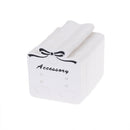 100Pcs~Jewelry display card earrings ear studs packing hang tag rectangle hol3cr