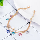 Women Star Summer Beach Anklet Rhinestone Jewelry Leg Bracelet Foot Chain