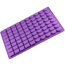 88 Holes Silicone Ice Mold DIY Creative Square Heart Shape Ice Mold Fruit I