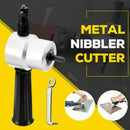 Double Head Sheet Metal Nibbler Holder Tool Power Drill Attachment Kit