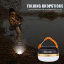 USB Rechargeable LED Outdoor Camping Fishing Light Tent Lantern Hanging Lamp