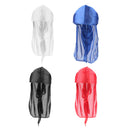 4Pcs Women Ladies Durag Wave Cap Hair Loss Muslim Chemo Cap Pirate Hats