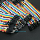 120pcs Ranbow Color Ribbon Line Breadboard Dupont Cable Jump 10cm Jumper Wire