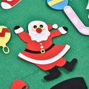 DIY Felt Christmas Tree Pendants Wall Hanging Decoration Stickers Xmas Orna