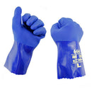 One Pair Chemical Resistant PVC Gloves Long Cuff Provides Wrist Protection L
