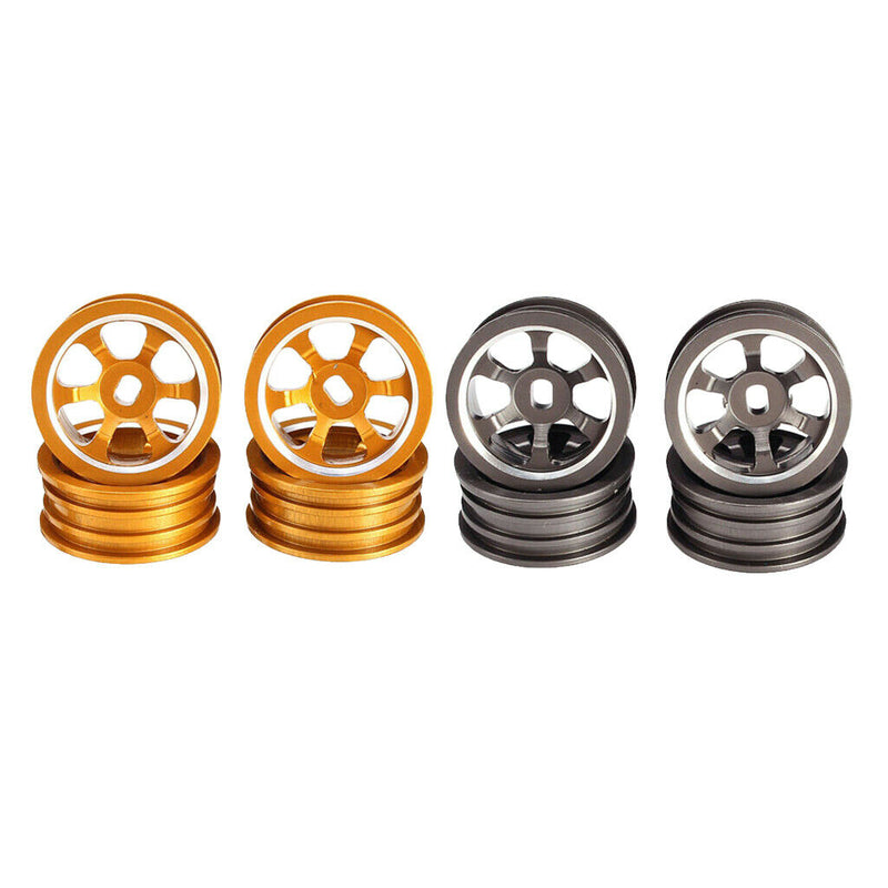8 Pieces 1/28 Wheel Rim for WLTOYS K969 P929 Crawler Car Upgrade Parts