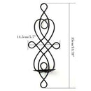 2 Pcs/Set Wall Candle Sconces, Elegant Pillar Candle Holder, Hanging Wall C C1I2