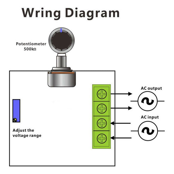 2000W SCR Electronic Voltage Regulator Dimmer Motor Speed Controller Module