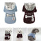 Dog Coat Hoodie Pet Winter Clothes Warm Soft for Medium Large Dogs Blue M