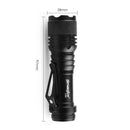 Skywolfeye XPE LED Flashlight Torch Zoomable Outdoor Home Emergency Light A