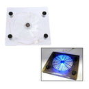 USB Laptop Cooling Pad Cooler Fan Mat Notebook Cooling Stand LED Light