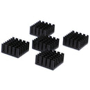 5pcs Computer Cooler Radiator Aluminum Heat sink for Electronic Chip 25*25*1 OZ