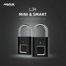 Anytek L34 Smart Fingerprint Padlock USB Rechargeable Door Keyless Security Lock