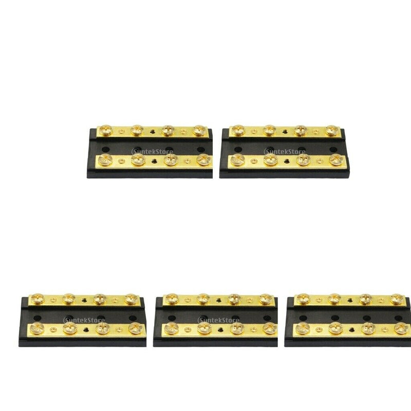 5 Pieces Boat 4 Gang  Buss Bar Block 8