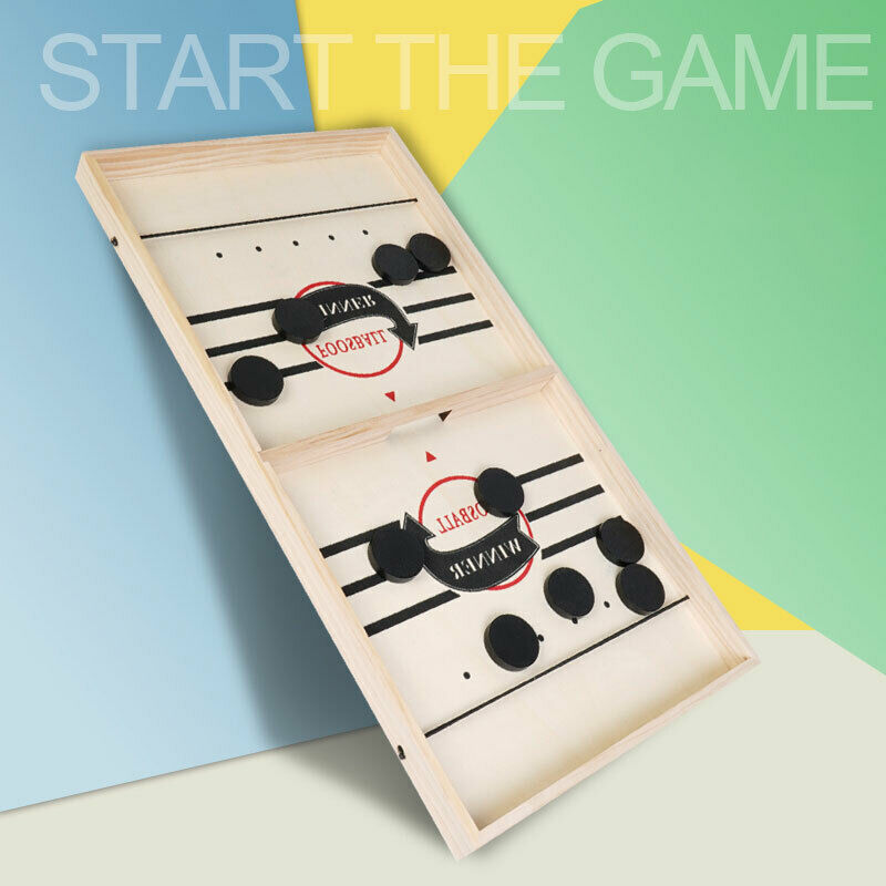 Table Hockey Paced Sling Puck Board Games SlingPuck Winner Party Game ToysSEAU