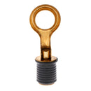 Brass Handle Snap Lock Livewell Drain Plug Boat/Marine/Yacht Hardware