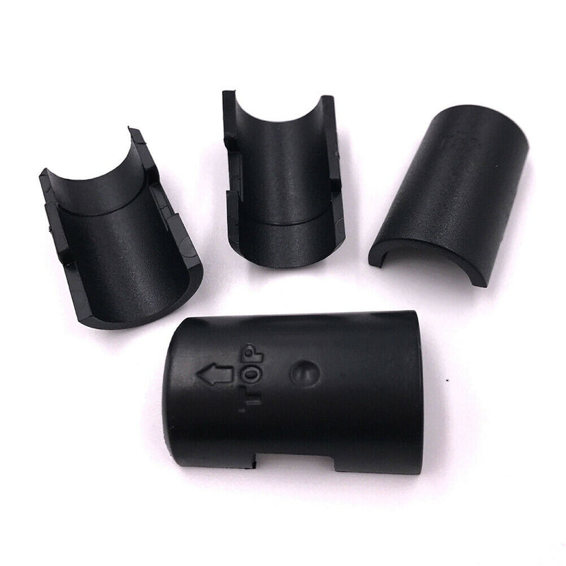 50pairs Sleeve Wire Shelving Clip Split 1 Inch Shelf Lock Home Fixed Bamboo Tube